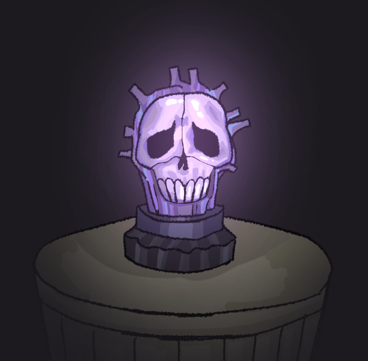 Crystallized Skull of St. Faraday